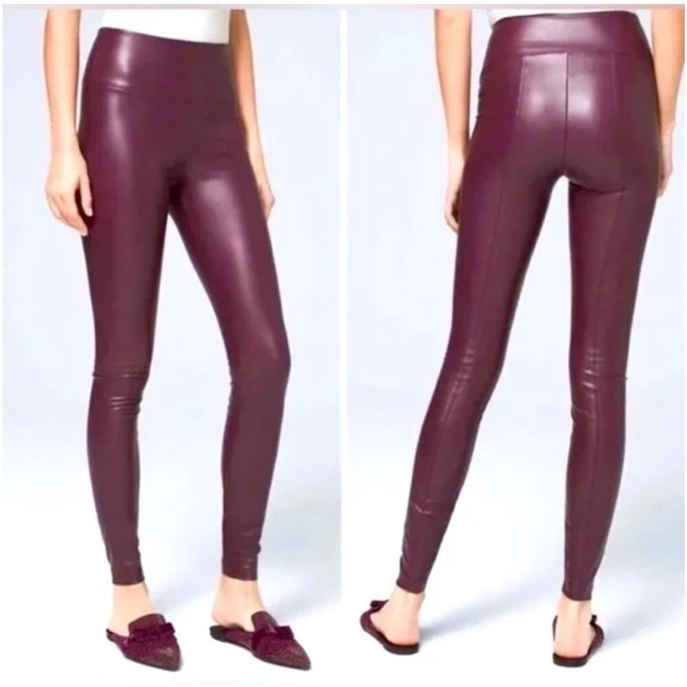 White House Black Market Faux Leather Pants